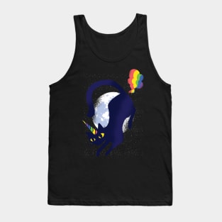 Funny Cat Unicorn Tank Top